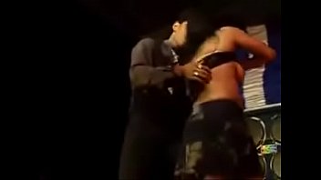 tits groped on stage