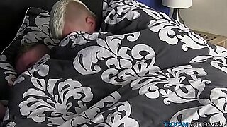 sleeping stepmom gets fucked by step son brazzers while sharing bed