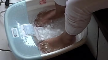 sister begs brother to massage her feet then they fuck5