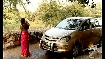 desi village girl outside bath