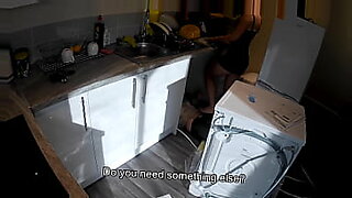 mom and her teen age son sex in kitchen