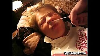 open mouth cum gagging compilation