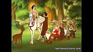 snow white and seven dwarfs cartoon