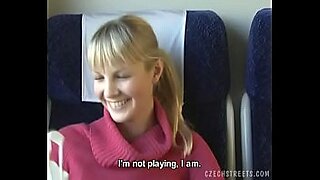 naughty blonde gf fucked on the train
