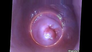 ejaculation de un pene grabando desde el internal de una vagina