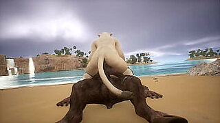 nudist teens play on beach