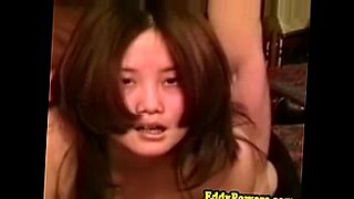 asian stewardes giving blowjob for guy in the middle of the room