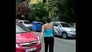 granny fuck on road