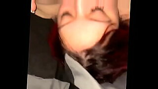 asian girl in white shirt licked fingered getting her pussy fucked on the chair in the hotel room