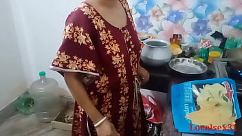 son touch mom in kitchen