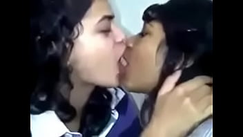 girls talked into try lesbian kissing