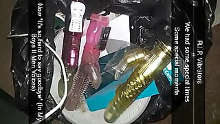 masturbating using vibrators