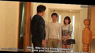 japanese wife cheating with husband nearby
