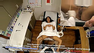 skillful doctor gives the black haired chick a good vaginal drilling