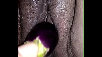 indian girl masturbating with brinjal