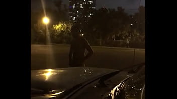 cheating girlfrirend sucking dick in a parking lot while on the phone with boyfriend