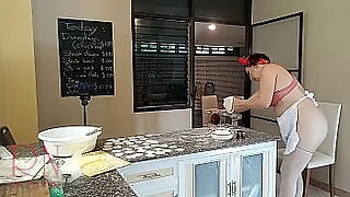 blindfolded peta jensen sucks cock covered with whipped cream and syrup