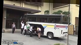 busty teen cutie groped and molested by bunch of guys in japanese bus