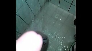 freezing asian boy shower